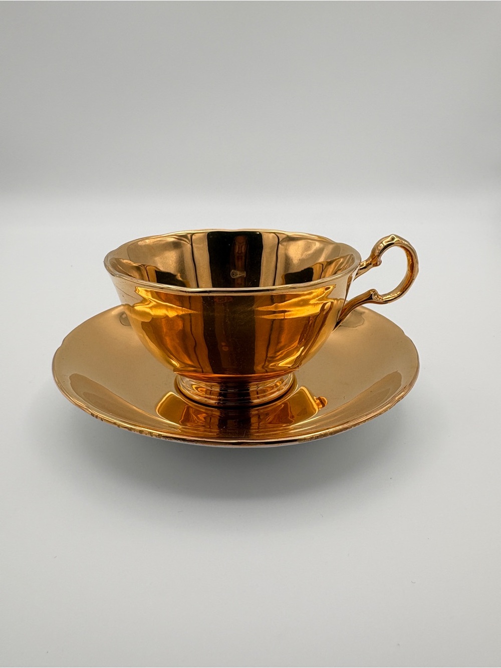 Royal Winton Grimwades Gold Lustre Tea Cup and Saucer
